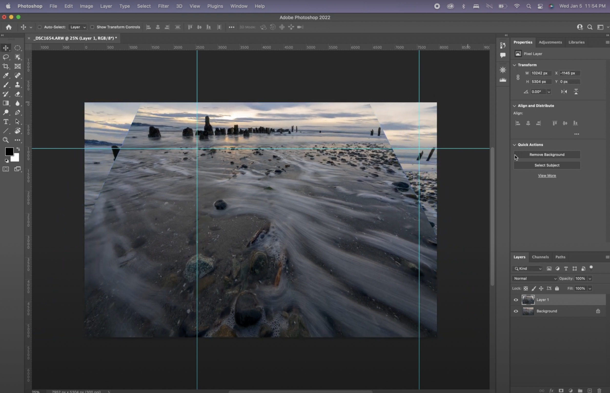 Basic editing workflow