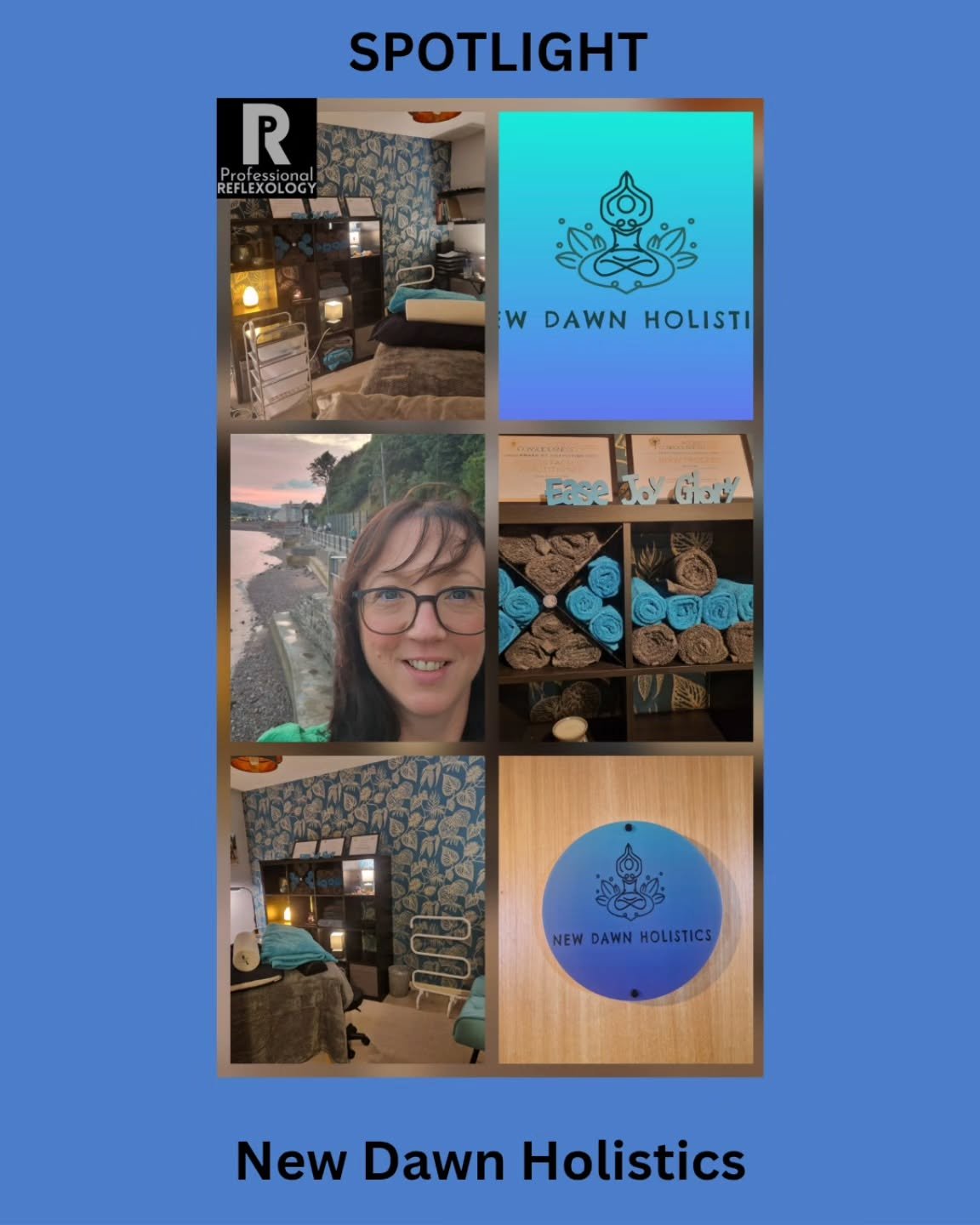 SPOTLIGHT on Dawn. 
Dawn has been an absolute pleasure to teach, with normal nerves to start her reflexology journey she has absolutely become a natural. Implementing all the knowledge to really nurture and treat clients specific needs along with tun