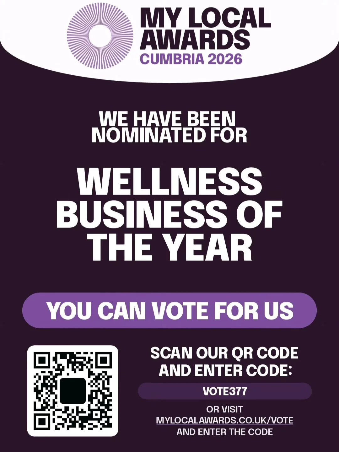 It's the last few days to cast you vote should you like to.
We appreciate it 🙏 

https://mylocalawards.co.uk/business/the-health-barn/