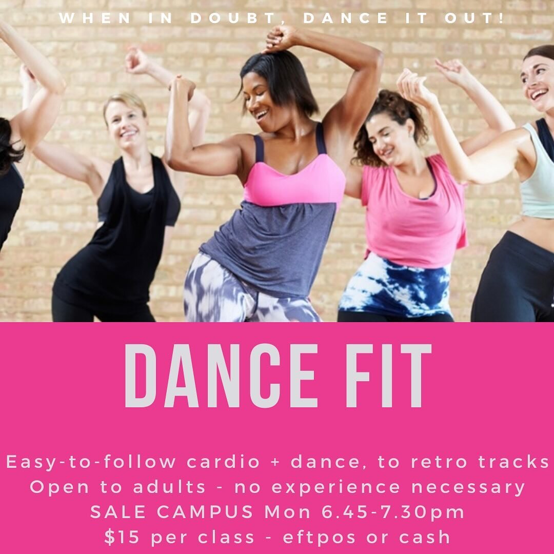 Mark your diaries! Back on Monday 5th Feb in Sale!
💪🕺💫
