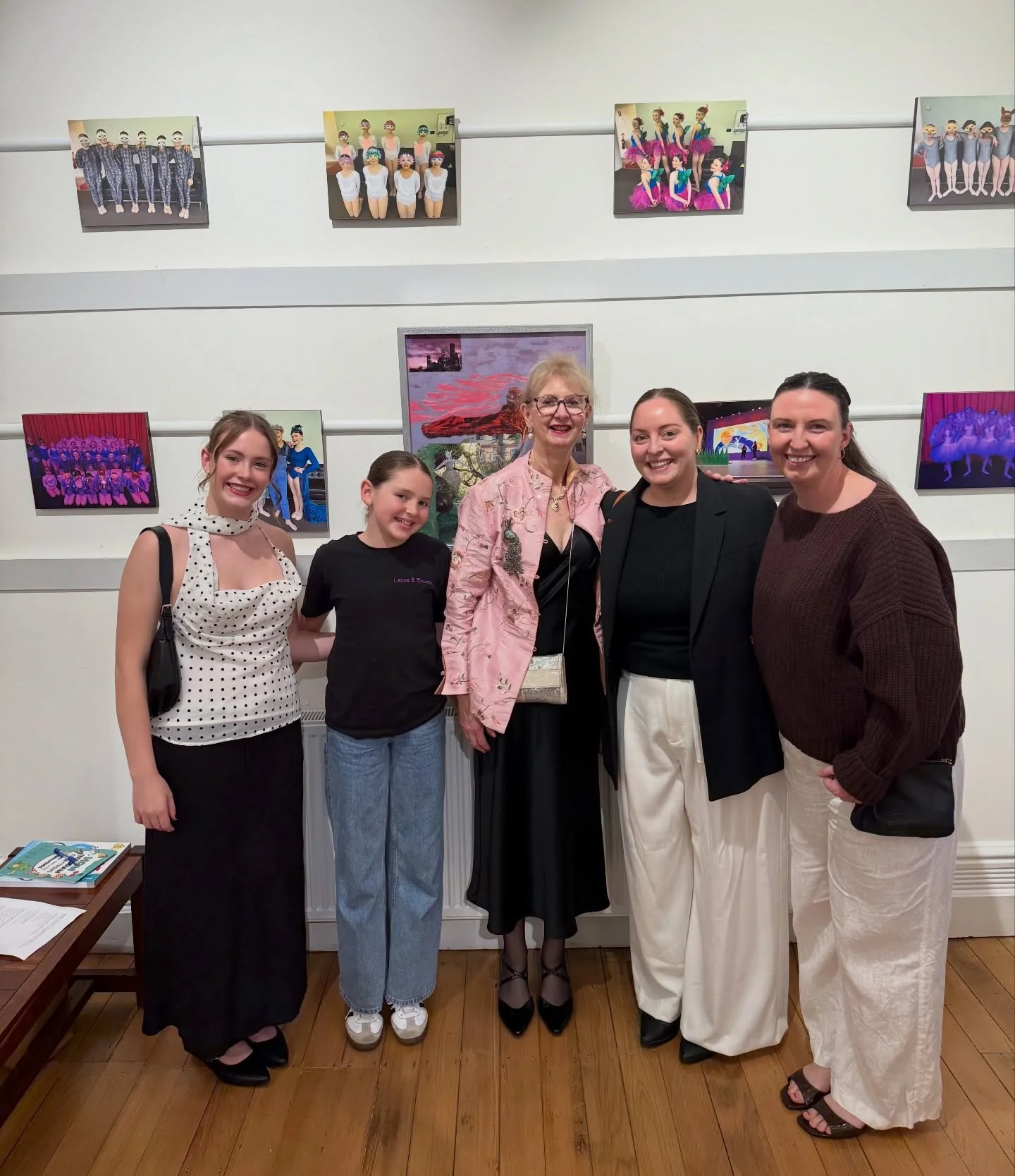 Last night we attended the opening of Hazel&rsquo;s art exhibition &ldquo;Influences&rdquo;. Congratulations Hazel on a beautiful exhibition - it was lovely to celebrate your work and revisit The Magic Peacock ballet 🦚🩰