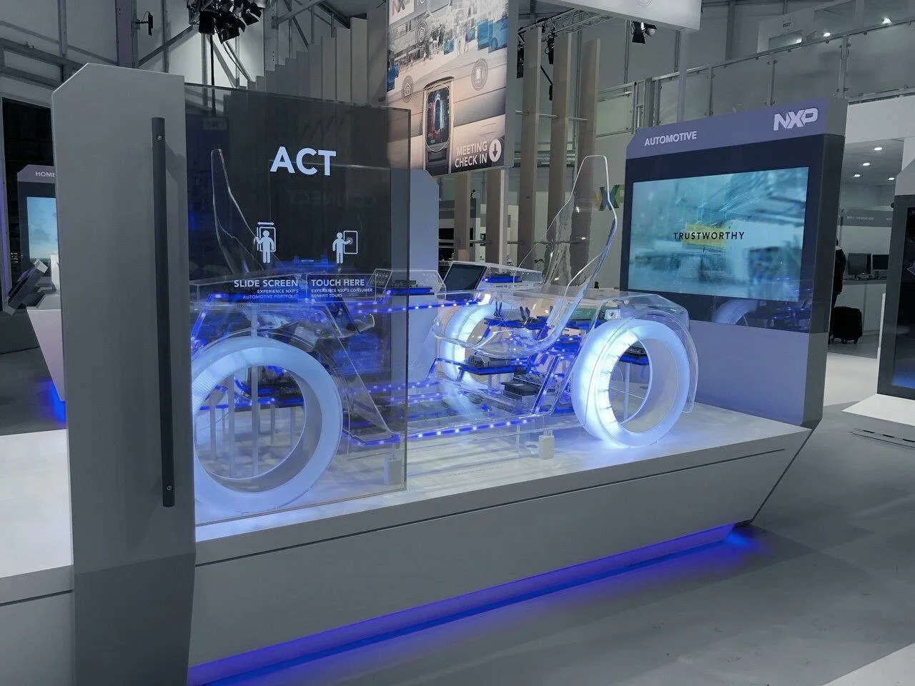 Interaktive Displayintegration in einer Automotive Installation