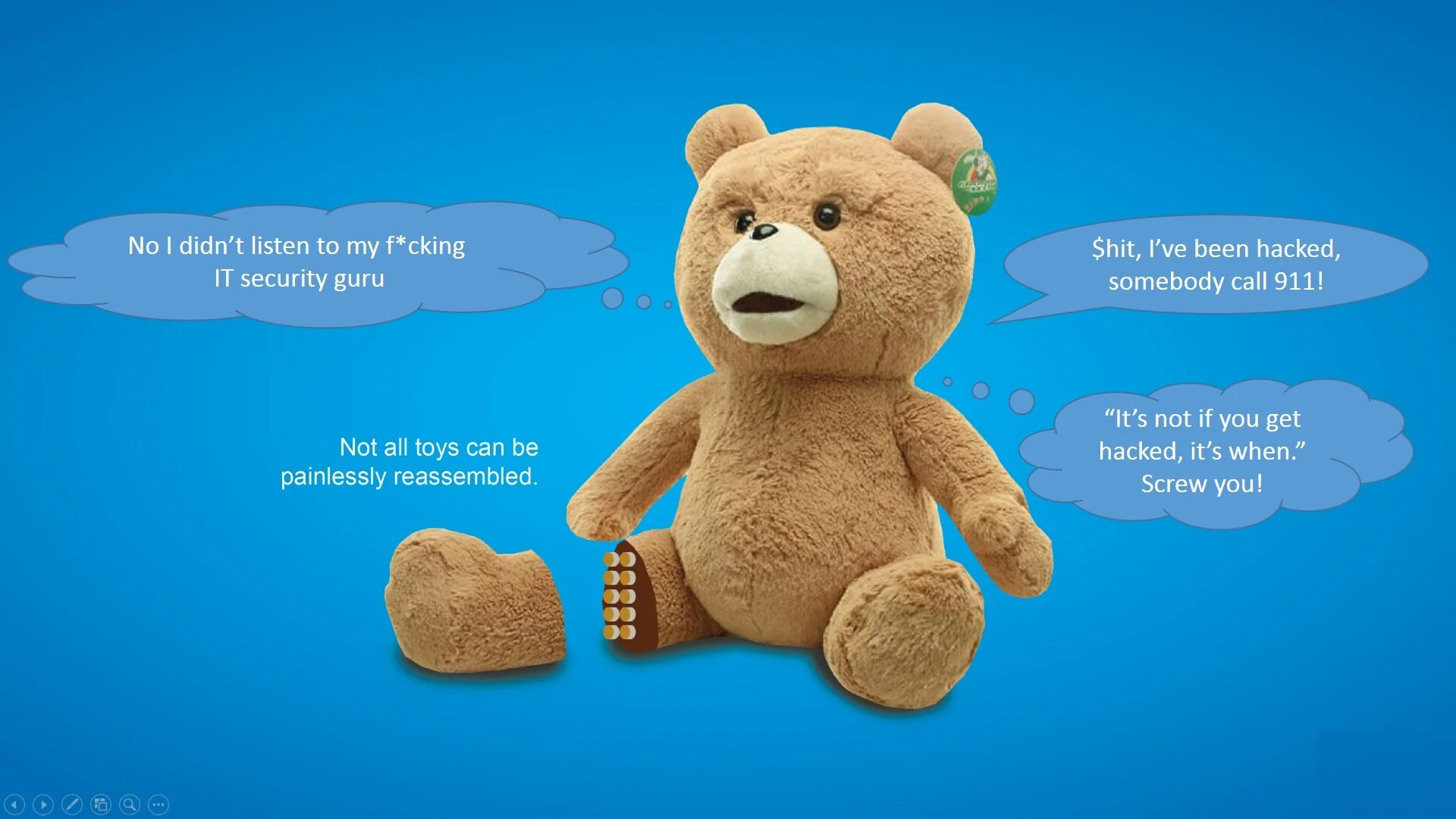 NOT ALL TOYS CAN BE PAINLESSLY REASSEMBLED BUT YOUR DATA CAN