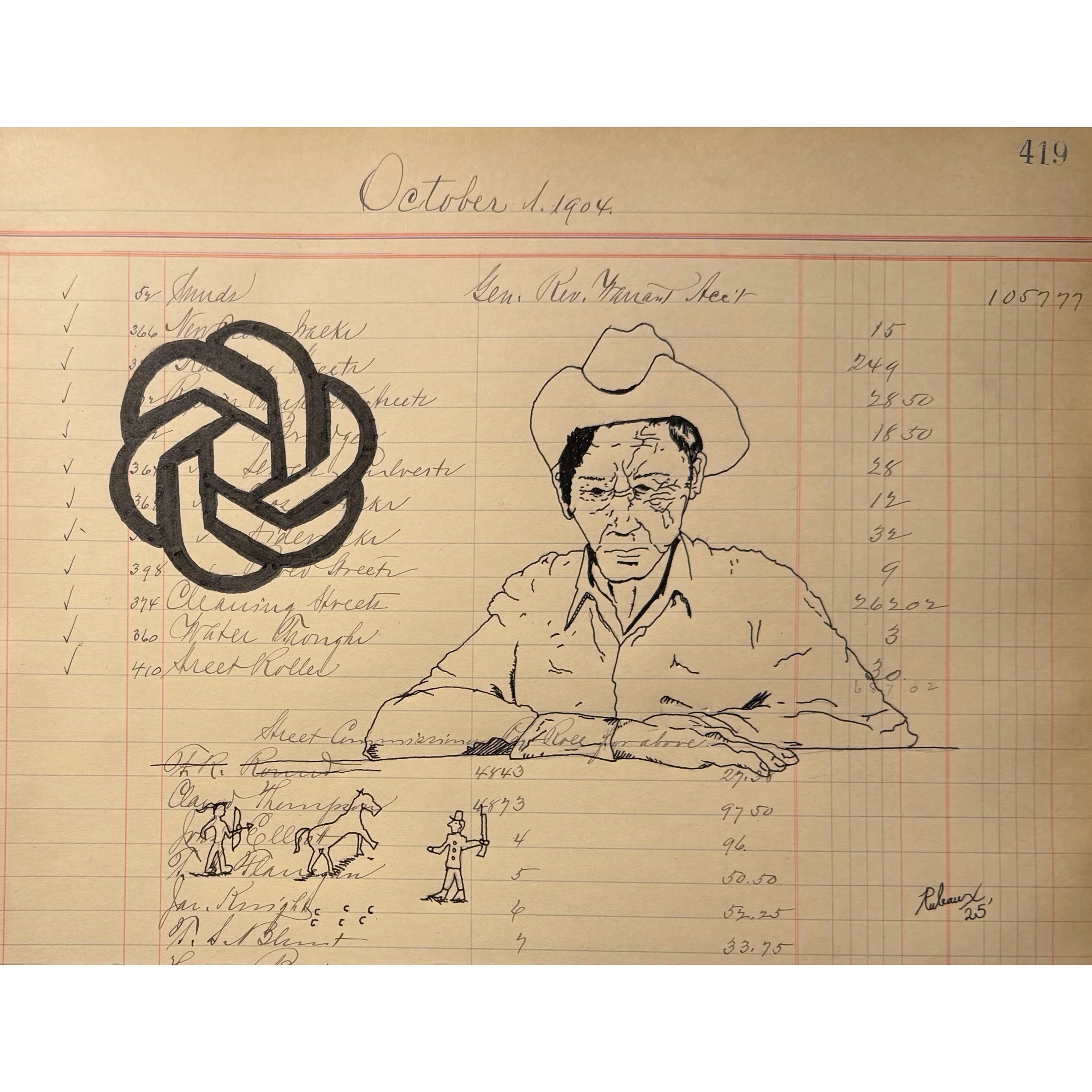 “Khušéya wíŋyaŋ waŋ wičhášašni čha, úŋ k’uŋ Ledger.” 