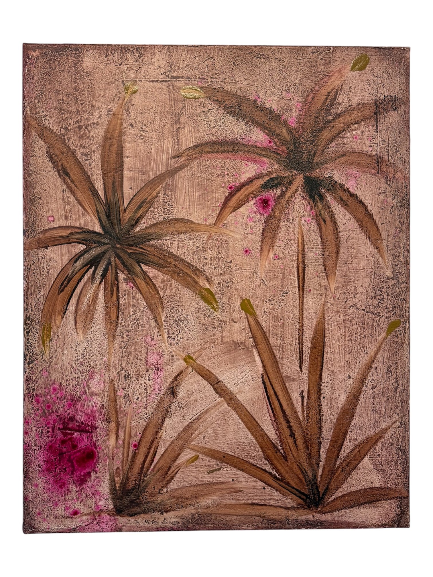 Mauve Textured Palms