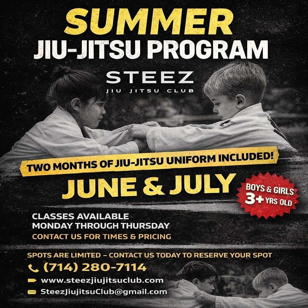 ☀️ SUMMER JIU-JITSU PROGRAM ☀️

Looking for something fun, structured, and positive for your kids this summer?

Our 2-Month Summer Program (June &amp; July) is the perfect way to keep them active, build confidence, and learn real skills on the mats.
