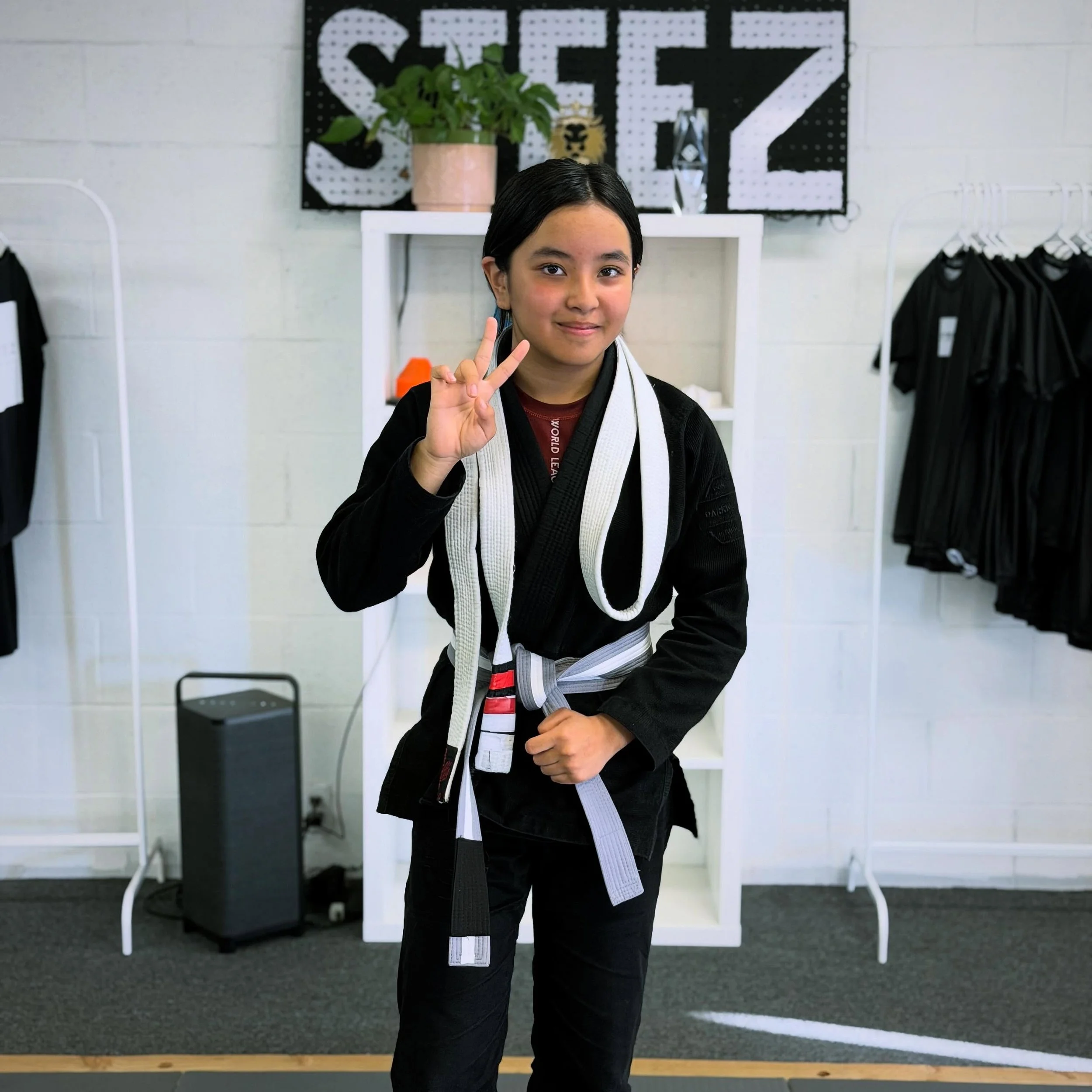 Congrats Zafira 
&bull;
#GreyBelt 
#EarnedNotGiven