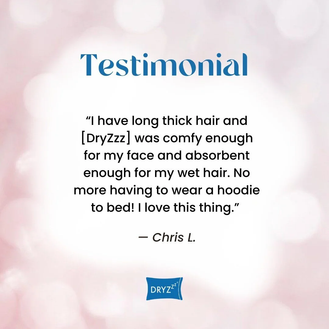 DryZzz Dual Purpose Pillowcase for Wet Hair