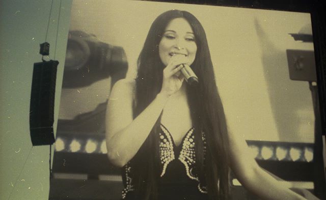 I actually can&rsquo;t believe I captured these. ON FILM. The queen herself @spaceykacey at LOLLA #filmphotography #film #photography #35mm #chicago #grantpark #lollapalooza #kaceymusgraves