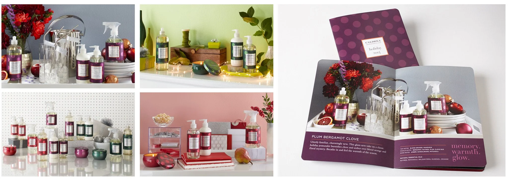 Lead Art Direction and Design of Caldrea Holiday Collection
