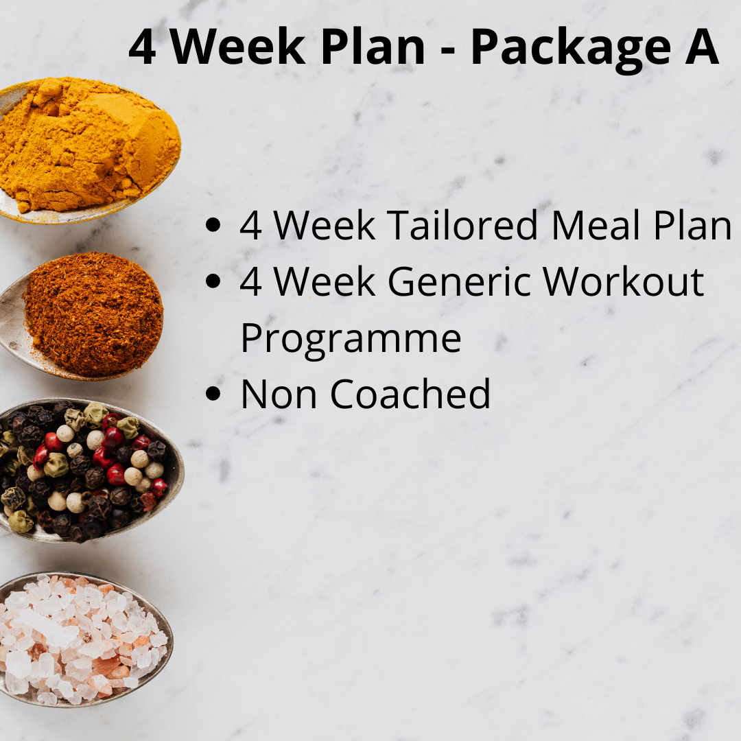 4 Week Meal Plan - Package A