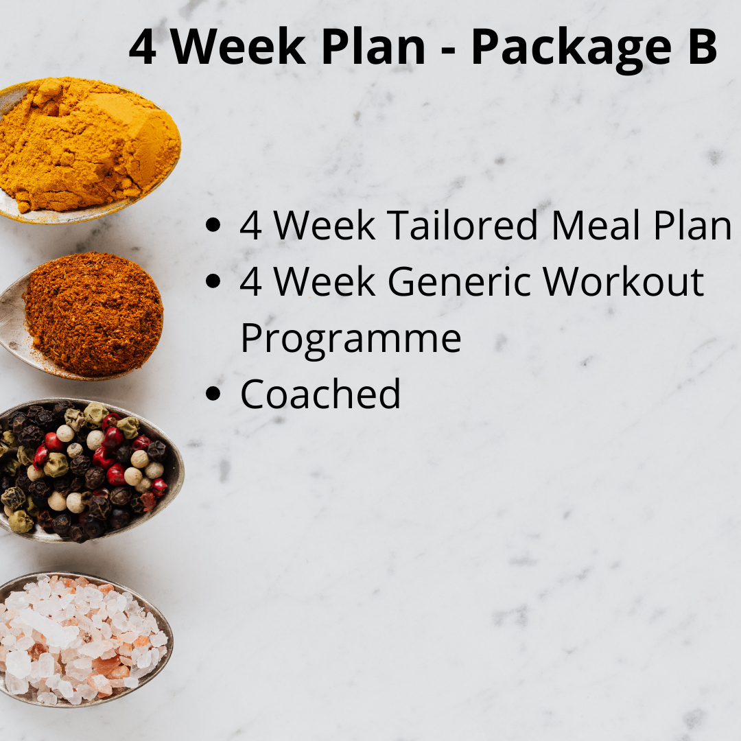 4 Week Meal Plan - Package B