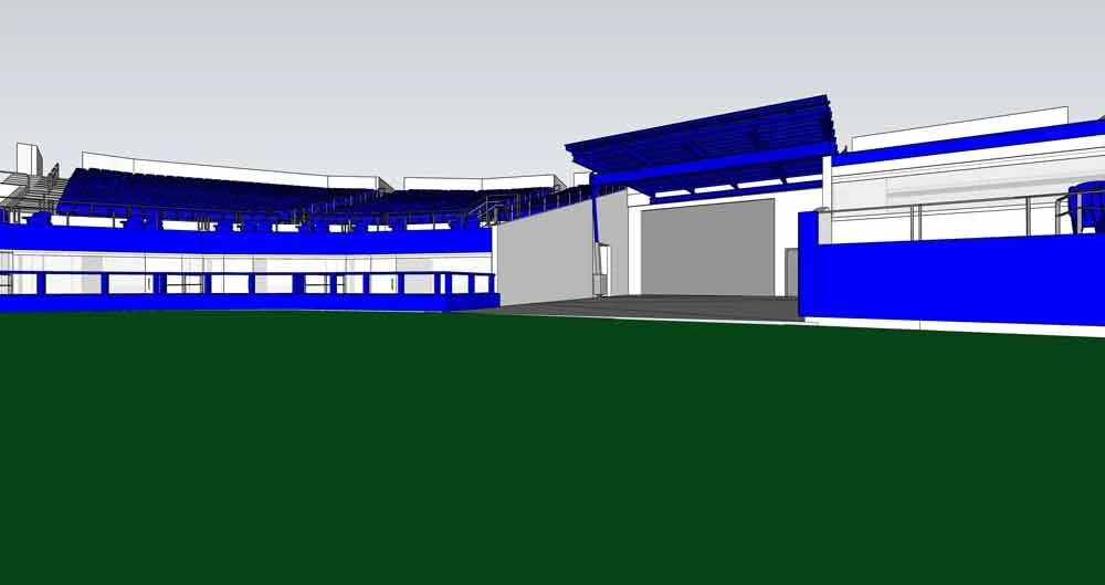 Initial 3-D CAD rendering