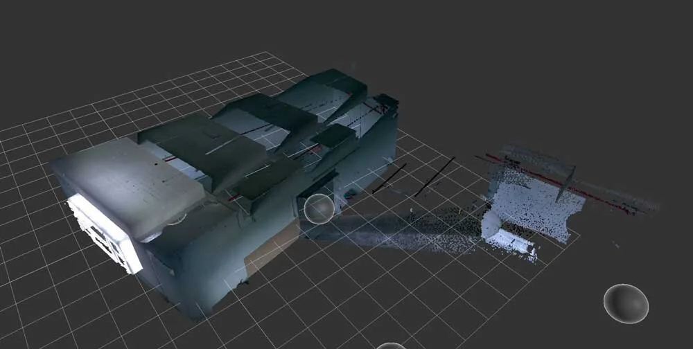 Deliverable: Unregistered scan data