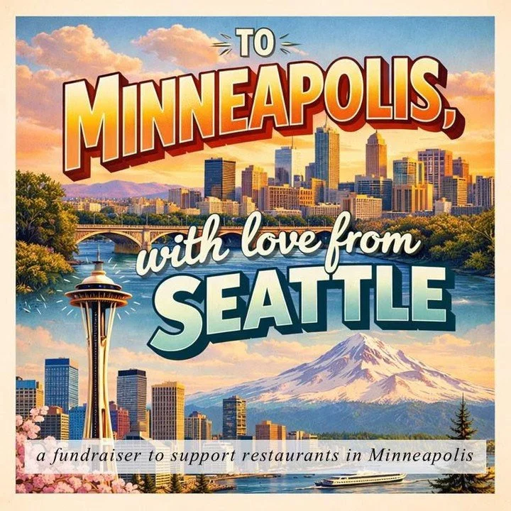 We are proud to join the numerous restaurants in our Seattle community in donating to restaurants in Minneapolis. Homer will be donating all soft serve sales from today (1/29) and tomorrow (1/30) 👊 🍦 

A huge thank you to @spicewaala for organizing