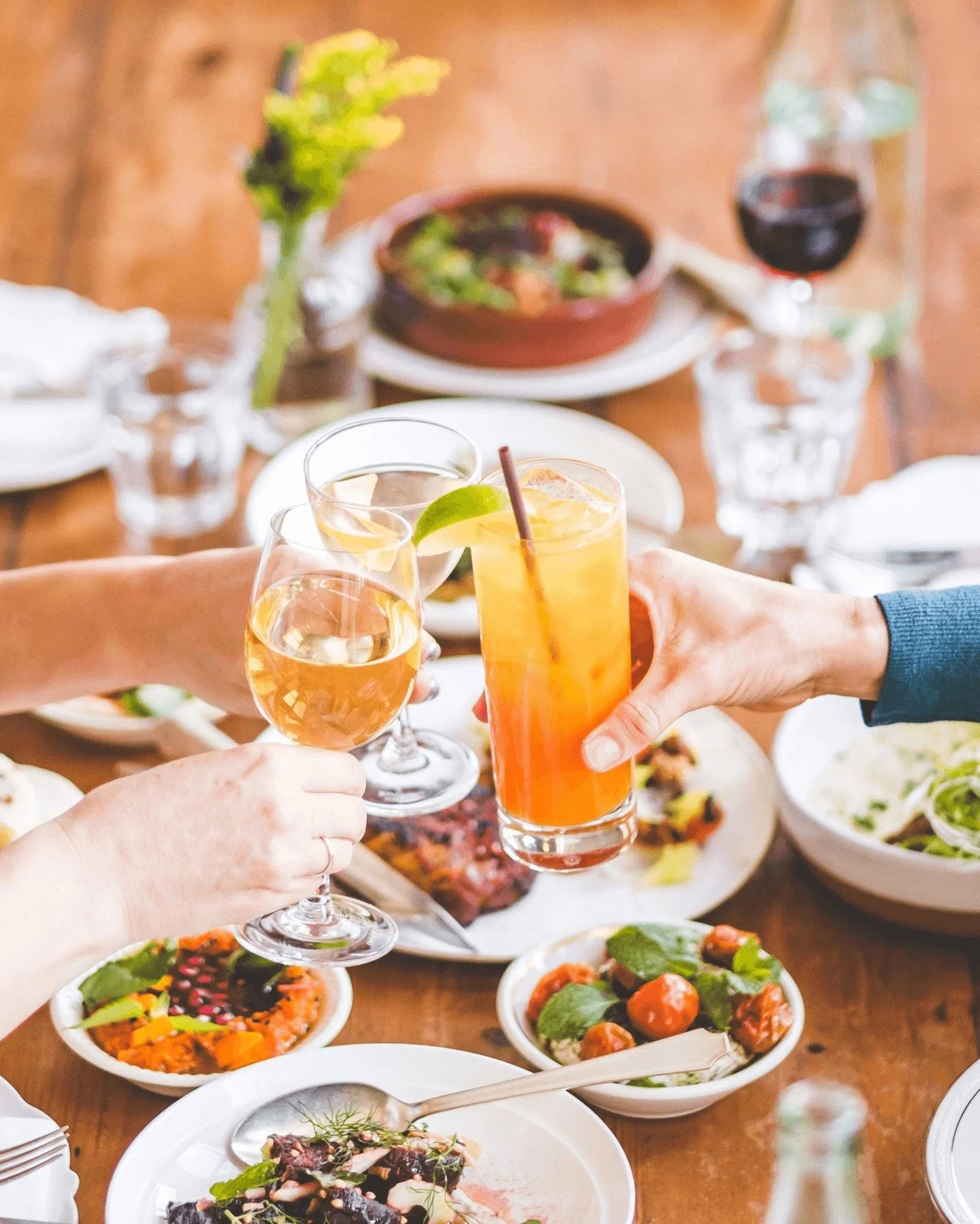 Our communal table through the years 💕

So many groups of loved ones, friends, families, and coworkers (and sometimes strangers!) have pulled up a seat, shared meals, toasted milestones, and created memories in these seats. 

From first dates to tea