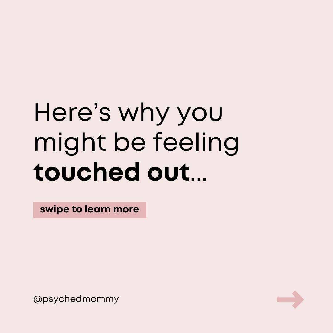 ✴️ Do you notice the difference between touch that&rsquo;s overstimulating and touch that feels good? What&rsquo;s it like for you? 

As moms, there&rsquo;s so much stimulation coming our way&mdash;and we can&rsquo;t control most of it.

✔️ But we ca