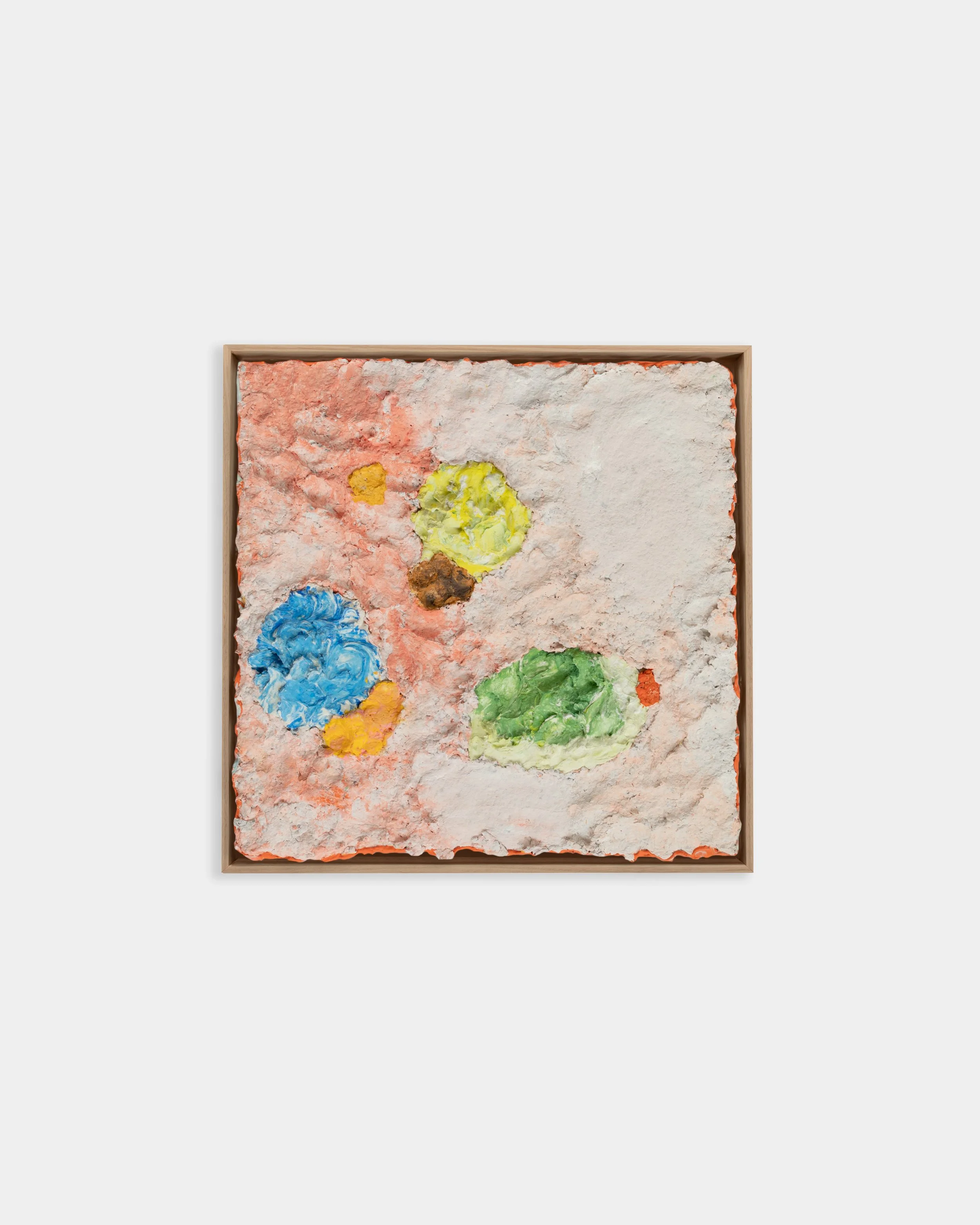 aquare framed original abstract artwork by Melbourne artist Morgana Celeste.