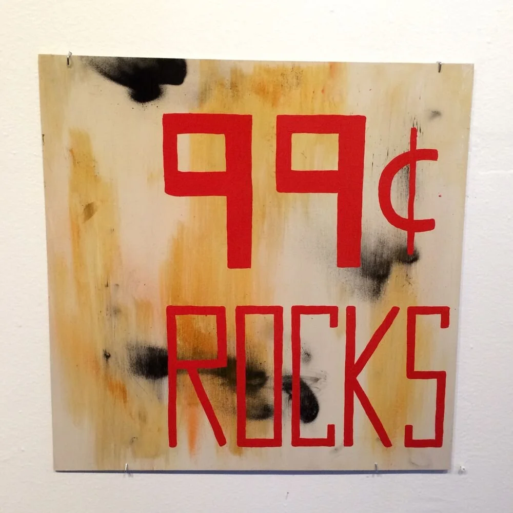 99 Cent ROCKS Painting by Jaque Fragua