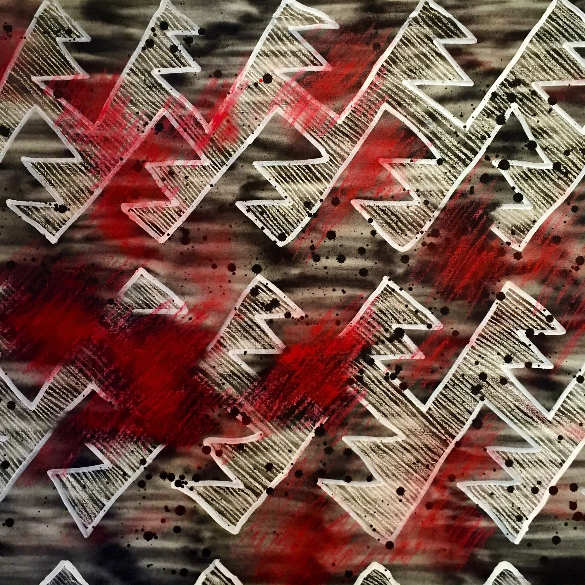 Southwest Rug 2 Painting by Jaque Fragua
