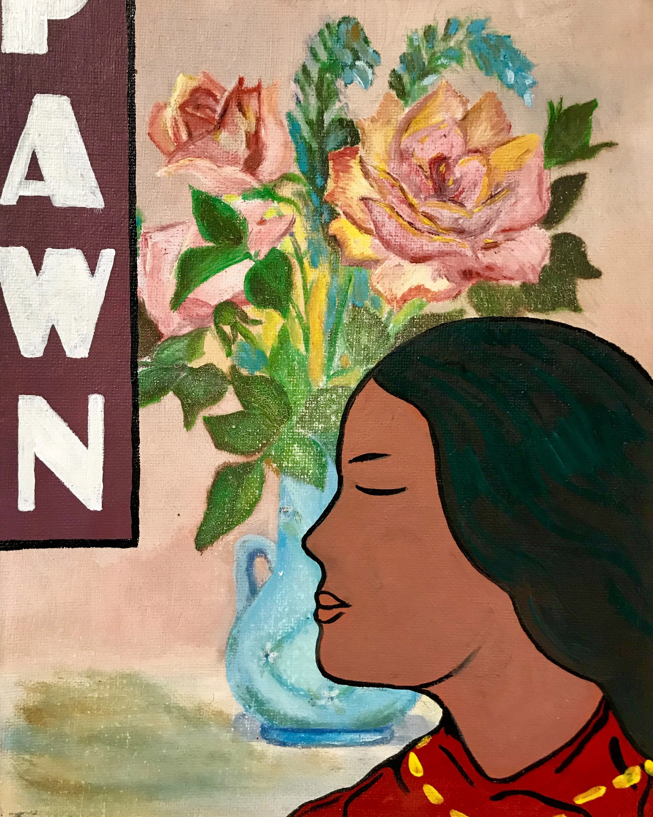 PAWN Painting by Jaque Fragua