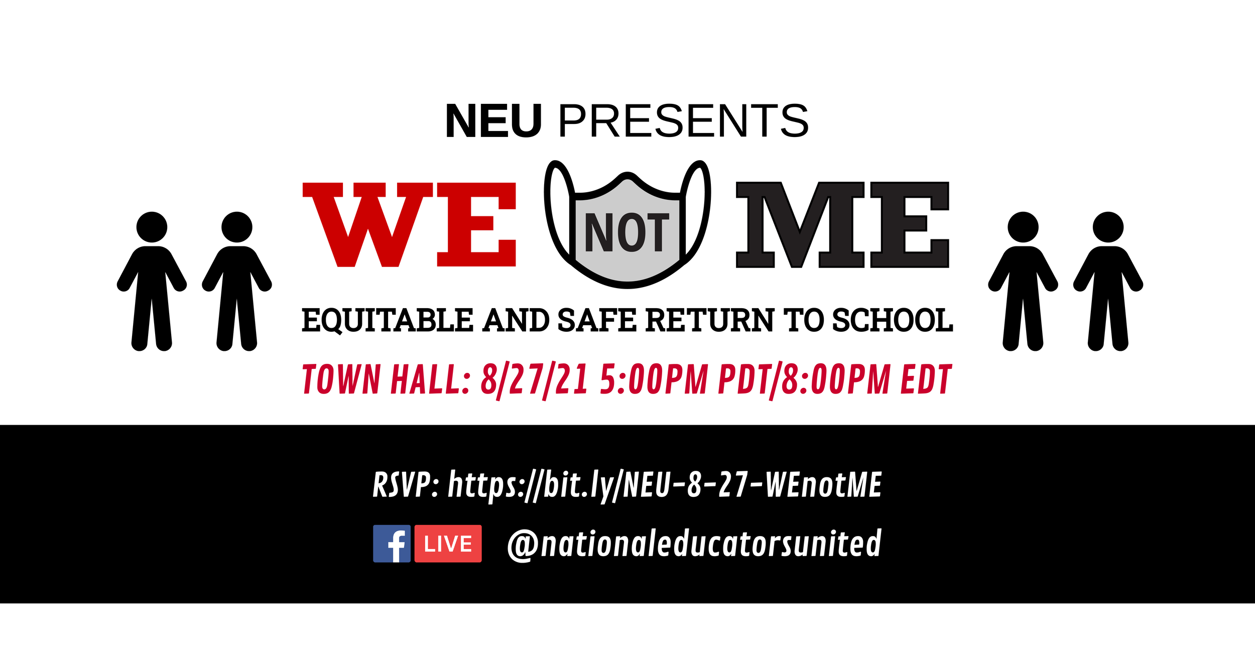 Town Hall - We, not Me: Equitable and Safe Return to School