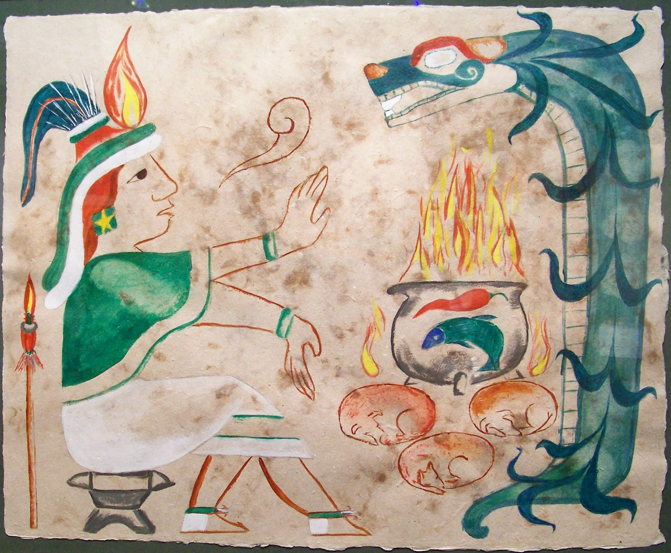 Bridget as Chantico: Goddess of Fire