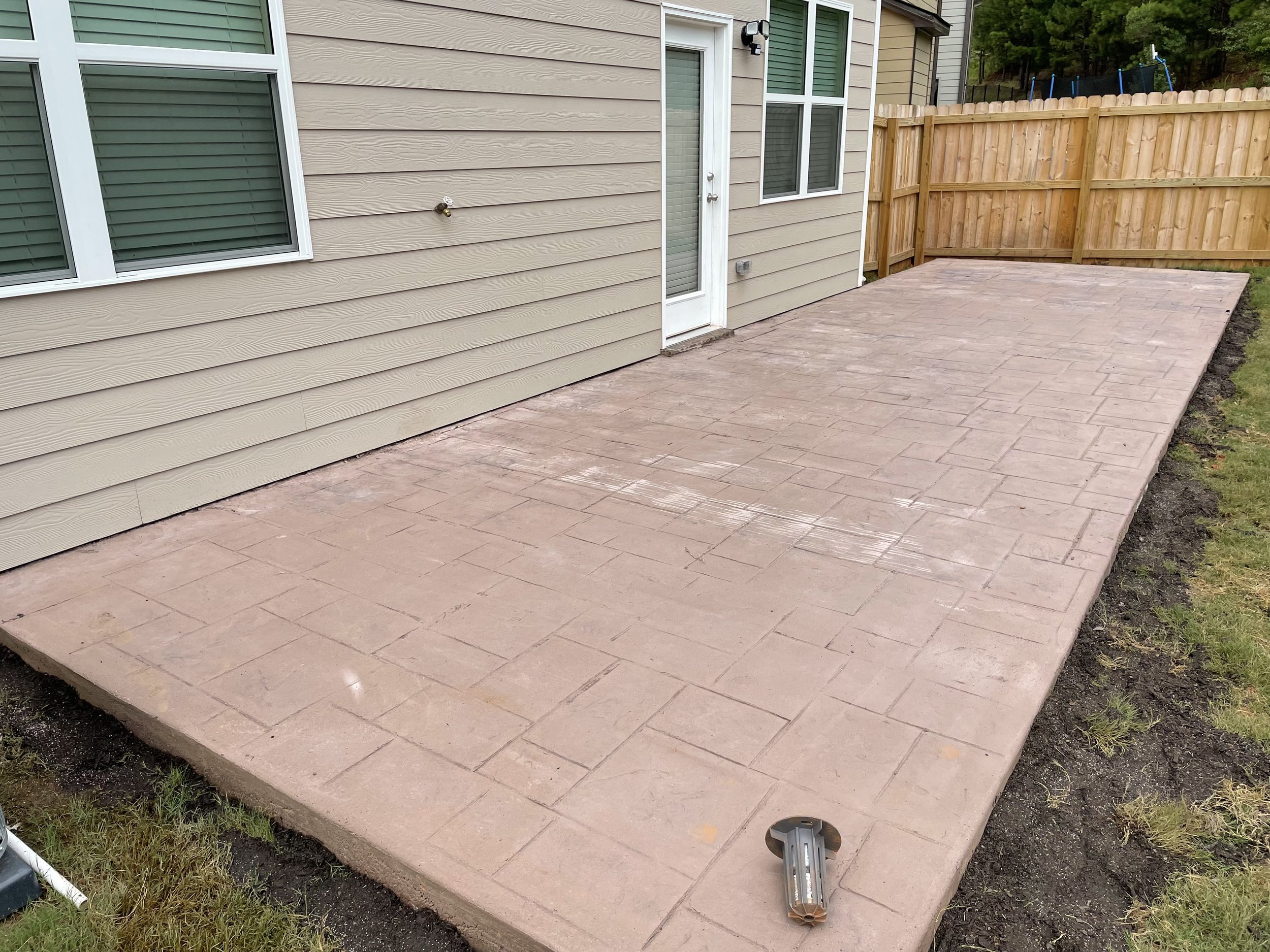 Concrete Patio Design and Install - After