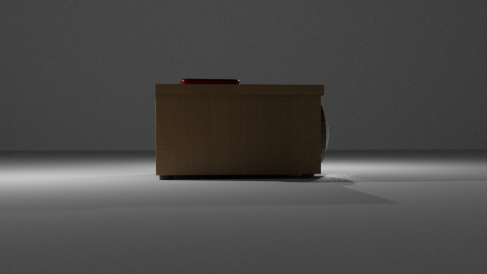 Side 3D modeled view.