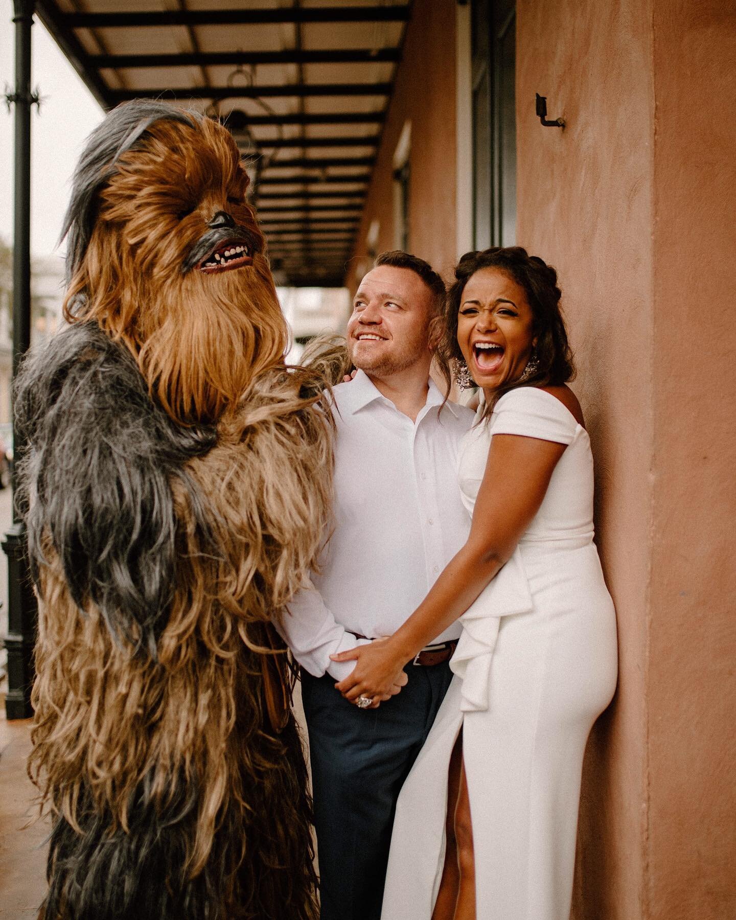 May the 4th be with you!😎

I hope your Tuesday is as happy as Chewbacca in these photos!😁🤣

 This was not planned at all, but only in NOLA, right?! 💃🏼