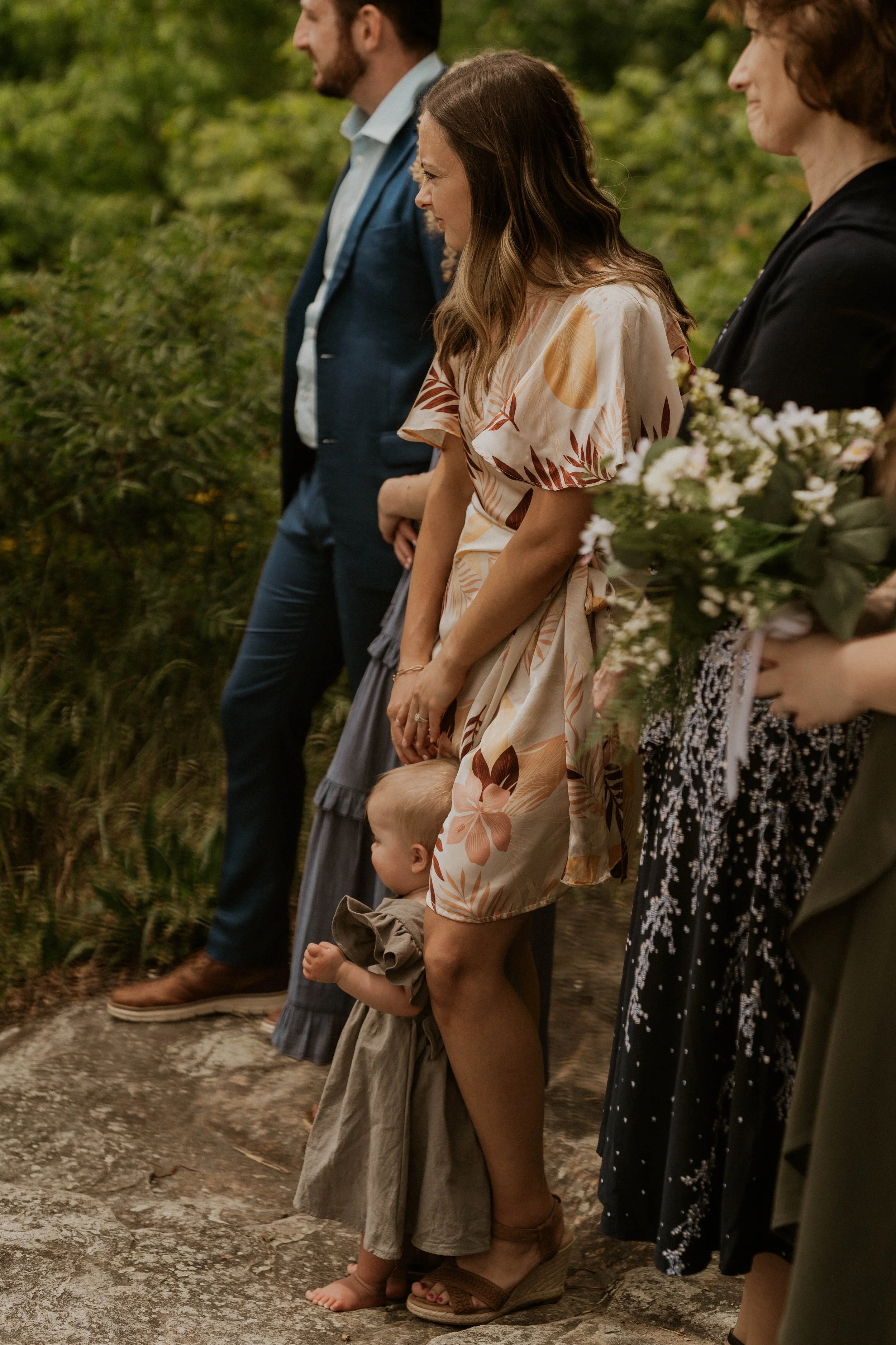 Small elopement with family at Wiseman’s View near Boone