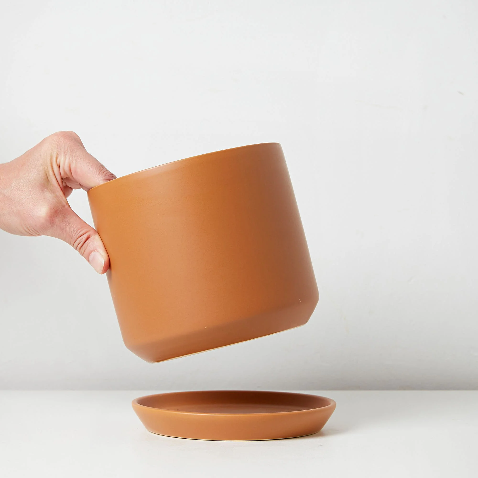 Oslo 14cm planter cinnamon