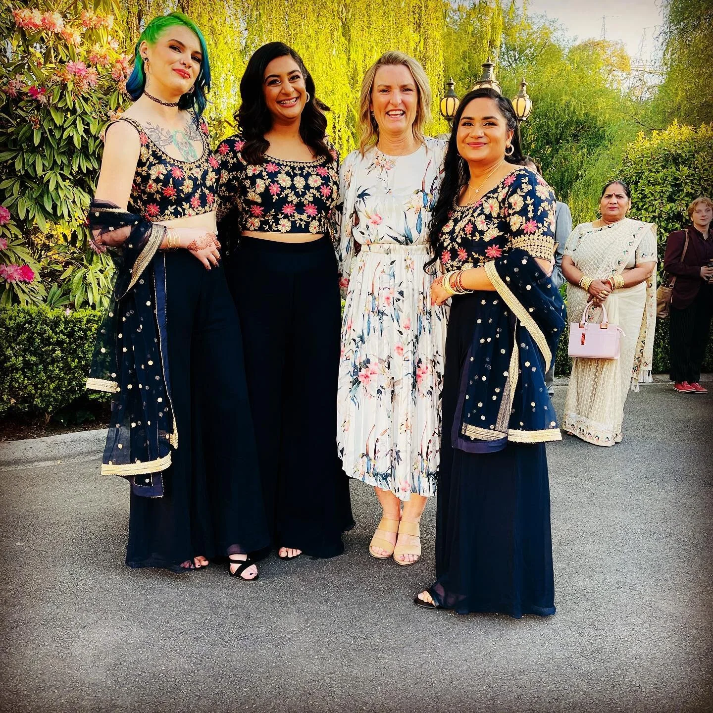 When two cultures join as one I delight in showing off these stunning bridesmaids! ❤️❤️❤️