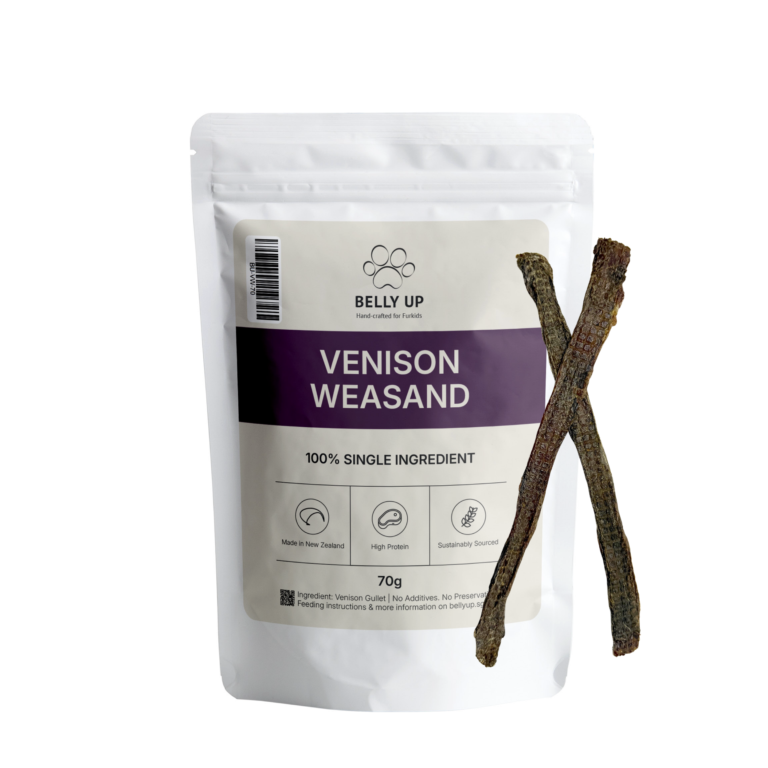 New Zealand Grass-Fed Venison Weasand