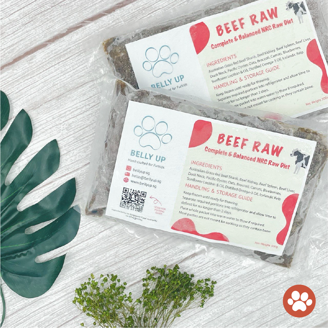 Detailed Feeding Chart for NRC Balanced and Complete Raw Meals