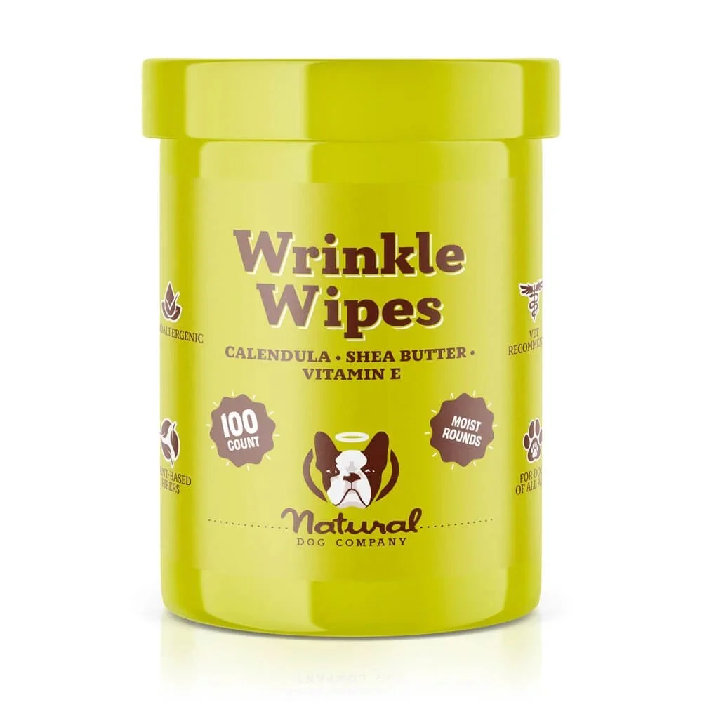 Natural Dog Company Wrinkle Wipes