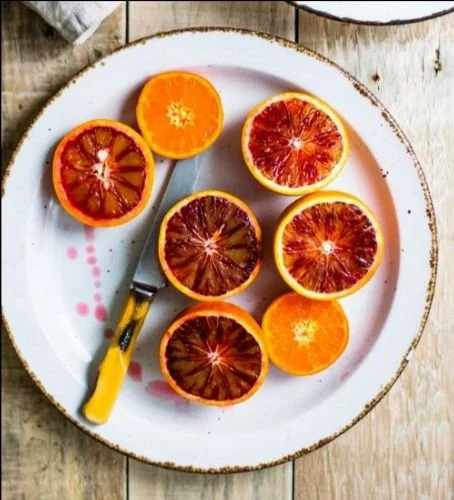 Wakame Cucumber Salad with Blood Oranges Recipe