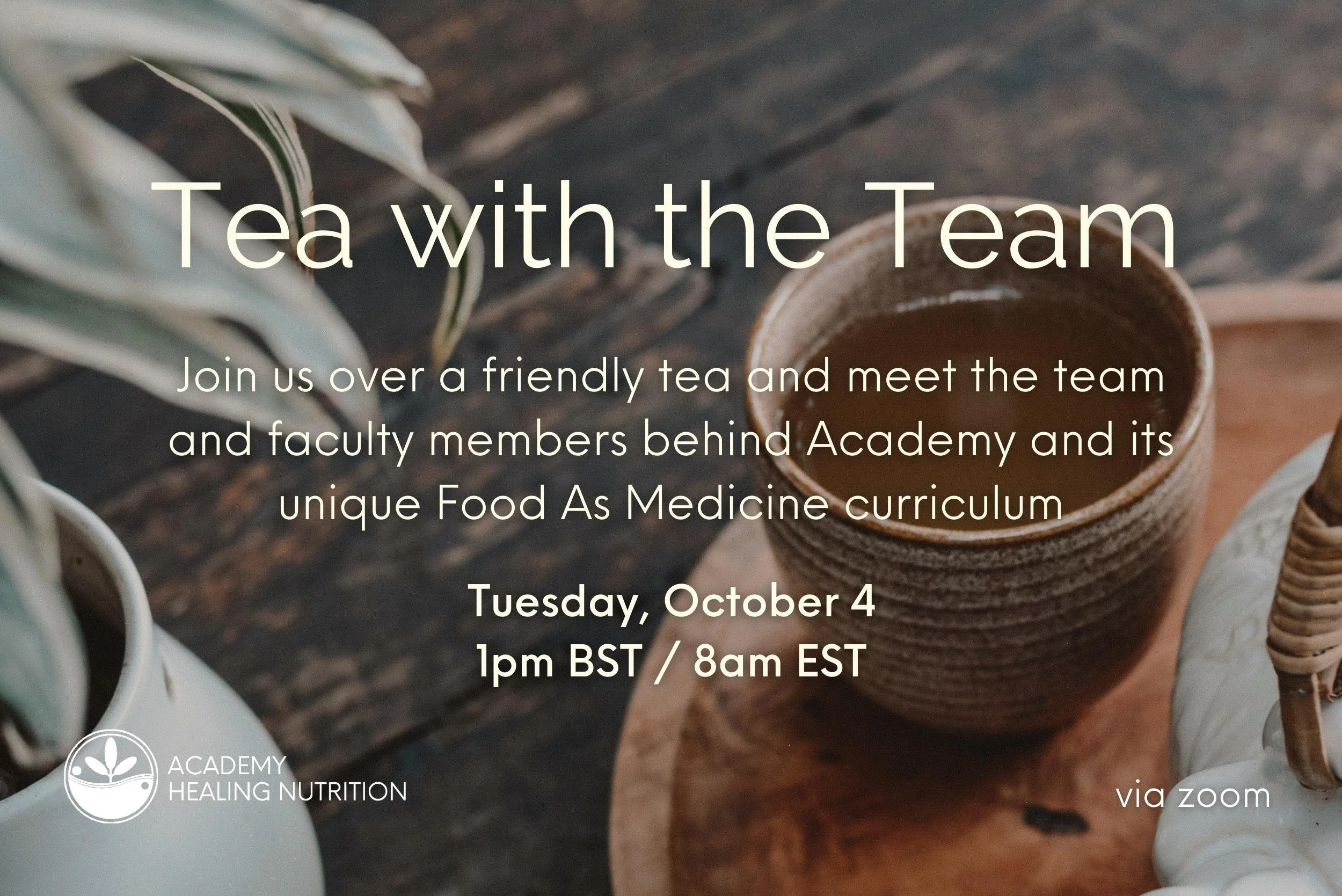 Tea with the Team 2022