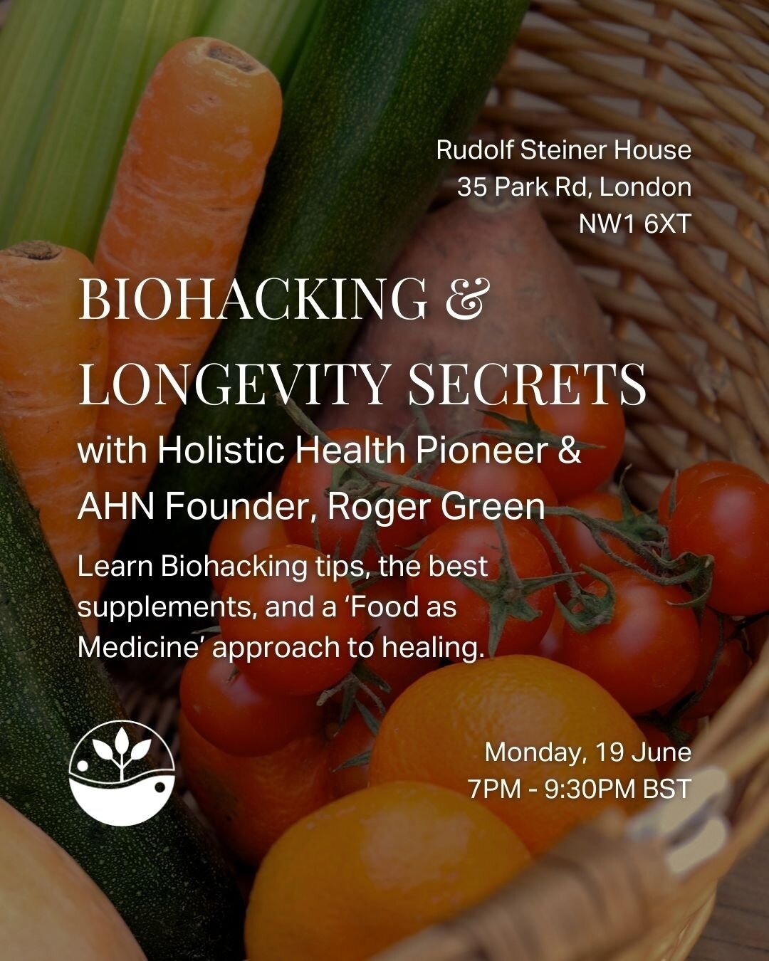 Join us in person in London on June 19 for a special evening with Sydney-based world-renowned holistic health pioneer &amp; AHN Founder, Roger Green!⁠
⁠
Roger combines practices that draw on knowledge of thousands of years of ancestral wisdom on nutr