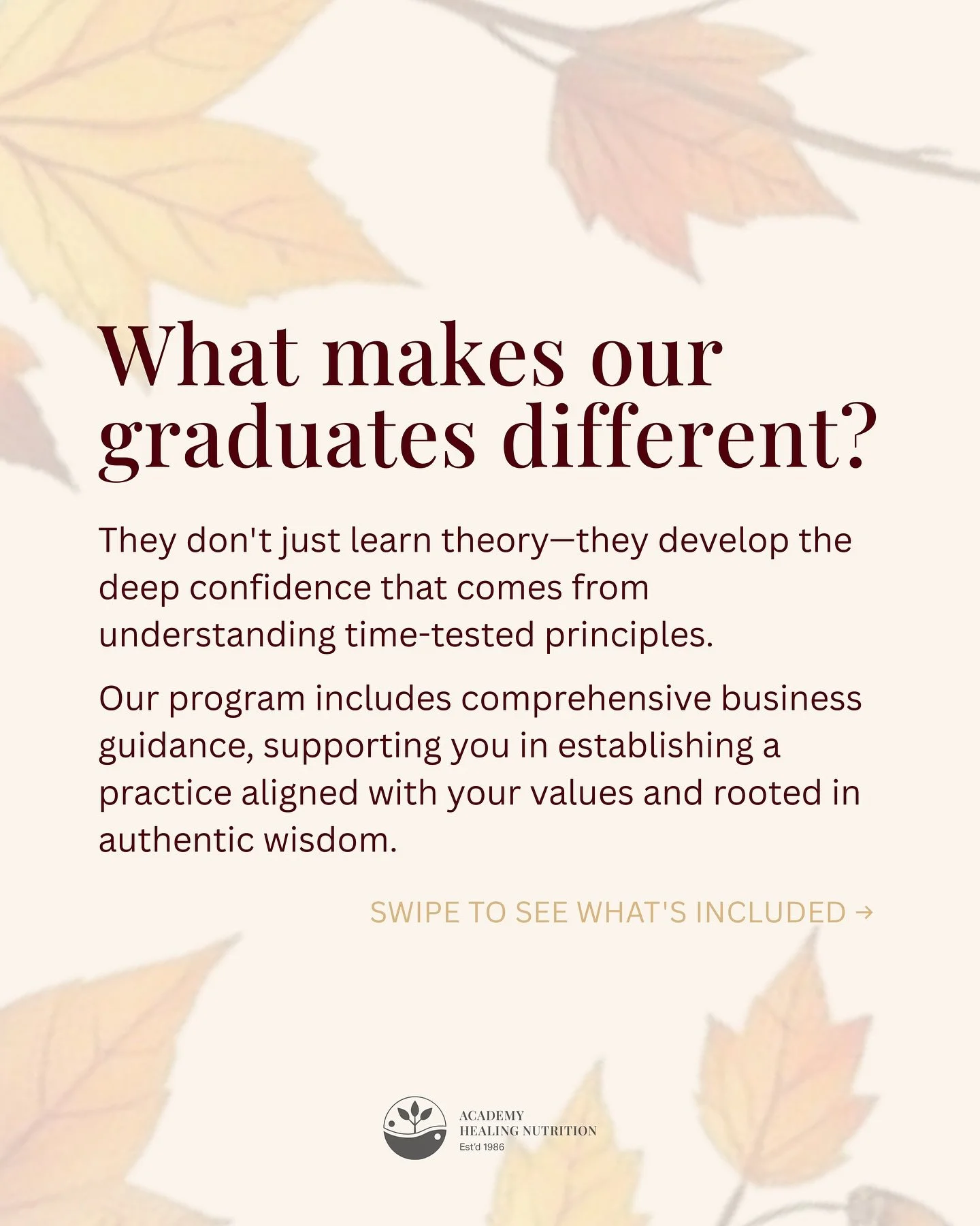 We understand that investing in transformational education can feel significant.

That's exactly why we've structured our program to ensure it becomes an investment that pays for itself quickly&mdash;and then continues generating returns for years to