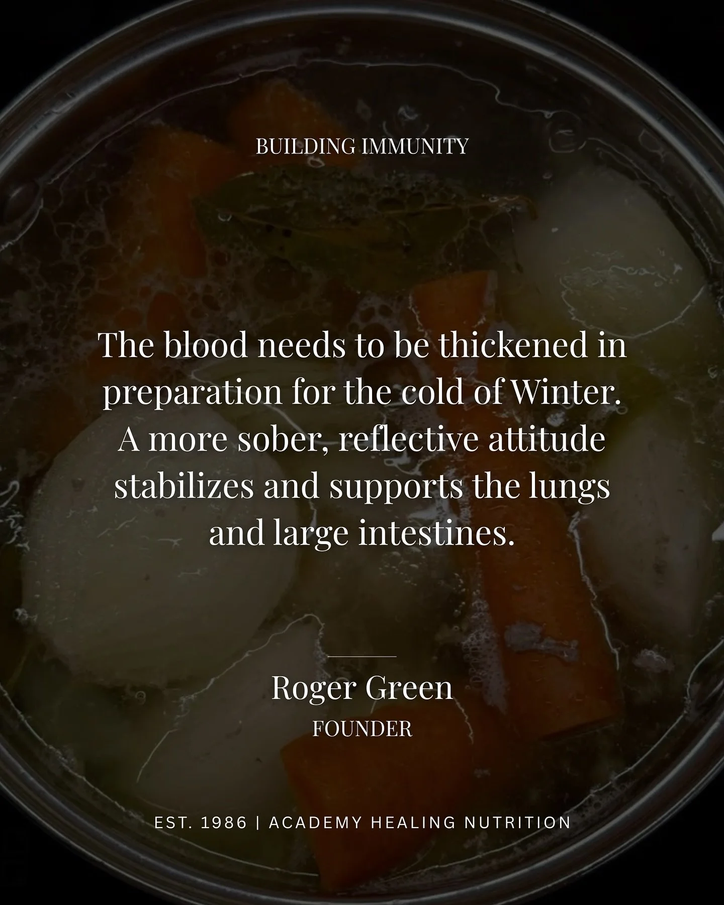 As autumn deepens, your body is already preparing for what comes next. Not randomly. Not haphazardly. With ancient intelligence that knows exactly what it needs.

In Traditional Chinese Medicine, Metal season&mdash;this time of contraction and lettin