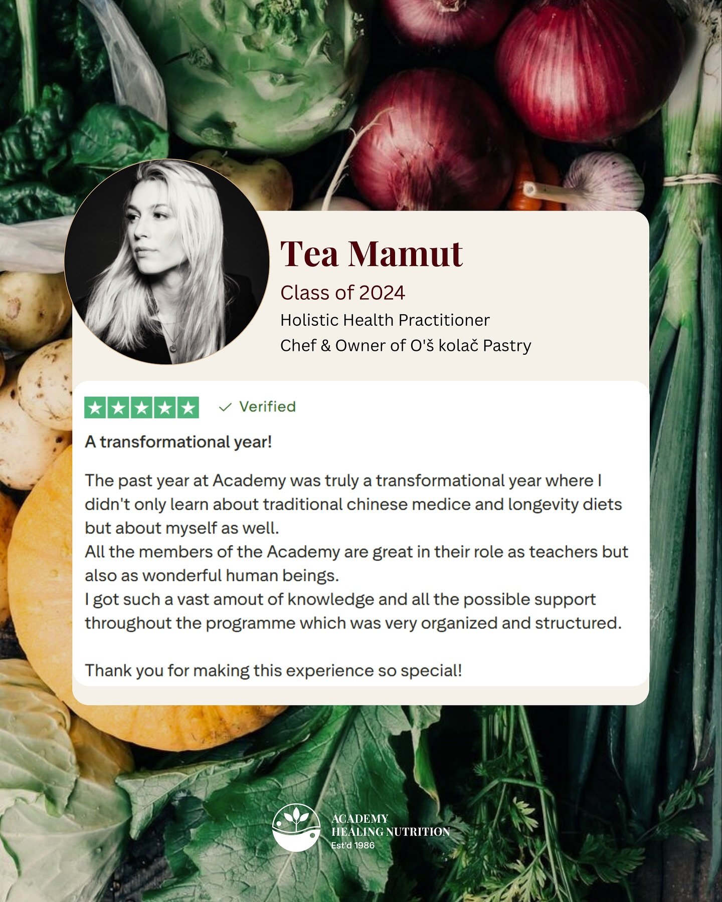 Tomorrow, LIVE on Zoom at our final Open House for our 2026 cohort, we&rsquo;re sitting down with one of our graduates - and her story is one you need to hear.

@teamamut is Croatia&rsquo;s first CIA-trained pastry chef, founder of Split&rsquo;s firs