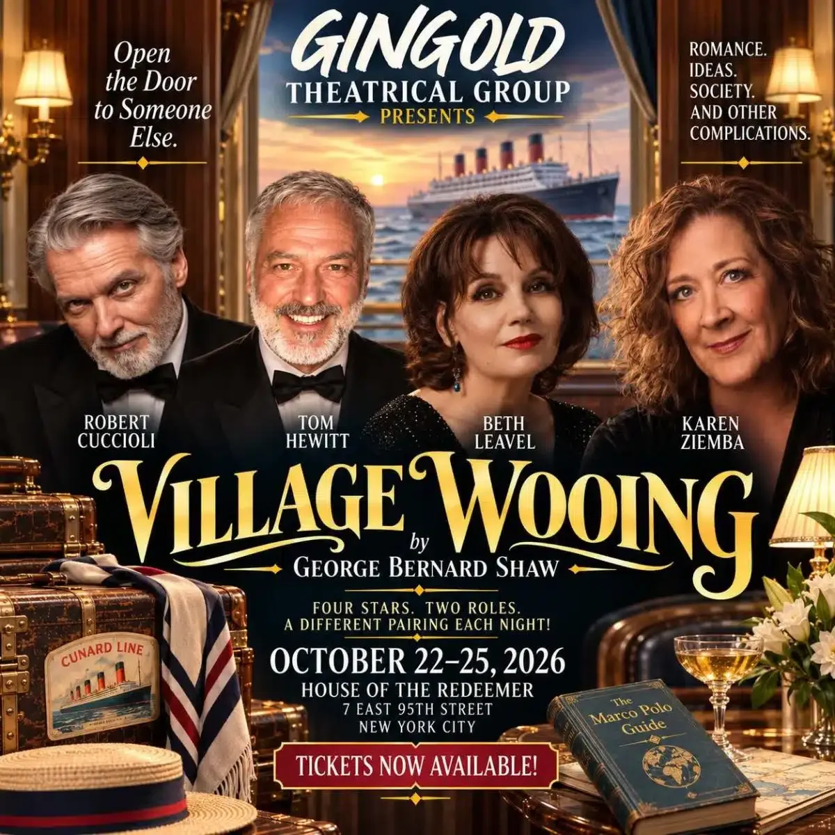 Beth Stars in Village Wooing Off-Broadway