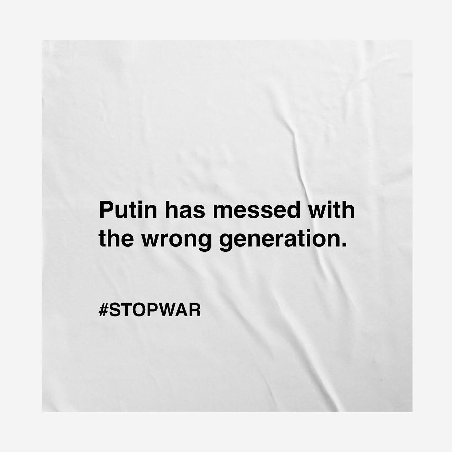 We pray for Ukraine and the World. 

If any good comes out of social media, it's our ability to unite as a community. Please, don't instigate hatred and only repost information from trusted resources. 

Shine light on what is happening in Ukraine. 
#