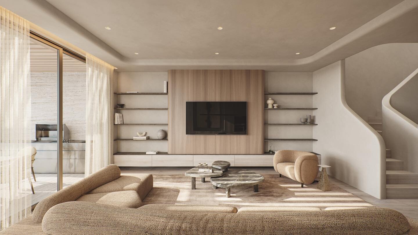 Underpinned by a sense of openness and lightness, the interiors are a paradigm of understatement with a soothing color palette of white, cream and earthy tones complementing natural materials and exquisitely crafted details. Combined with all the ame