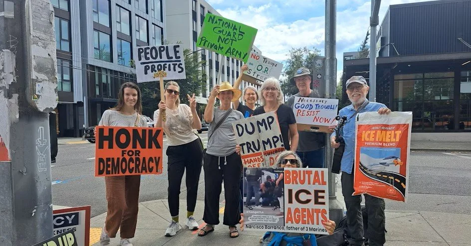Honk & Wave for Democracy