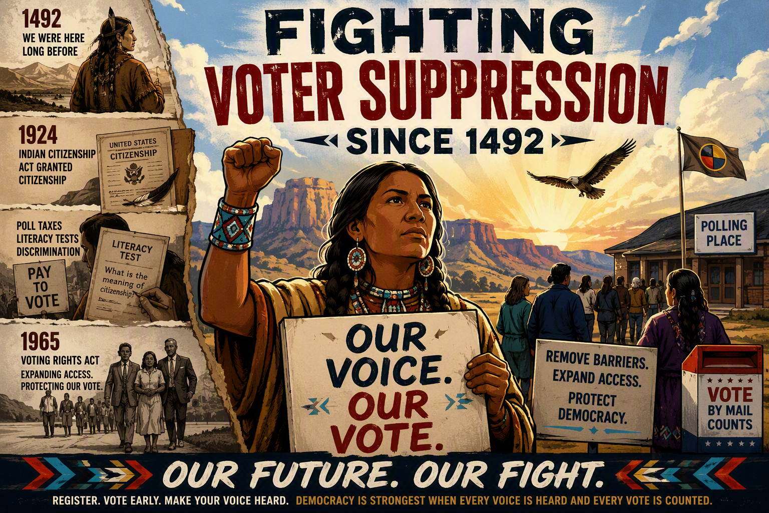 Fighting Voter Suppression Since 1492