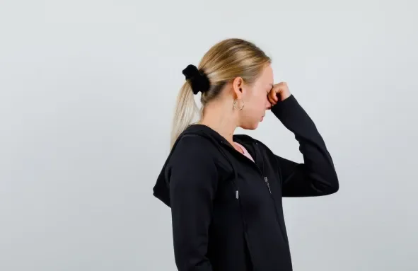 Ponytail appears smaller due to thinning hair.webp