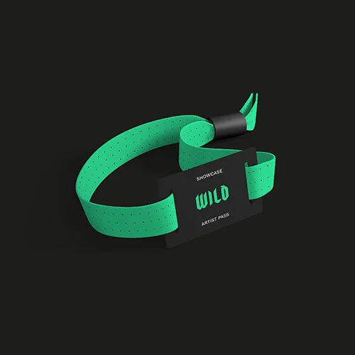 Wild Management brand identity assets — monochromatic visual branding by Friend and Friends Studio, Wales