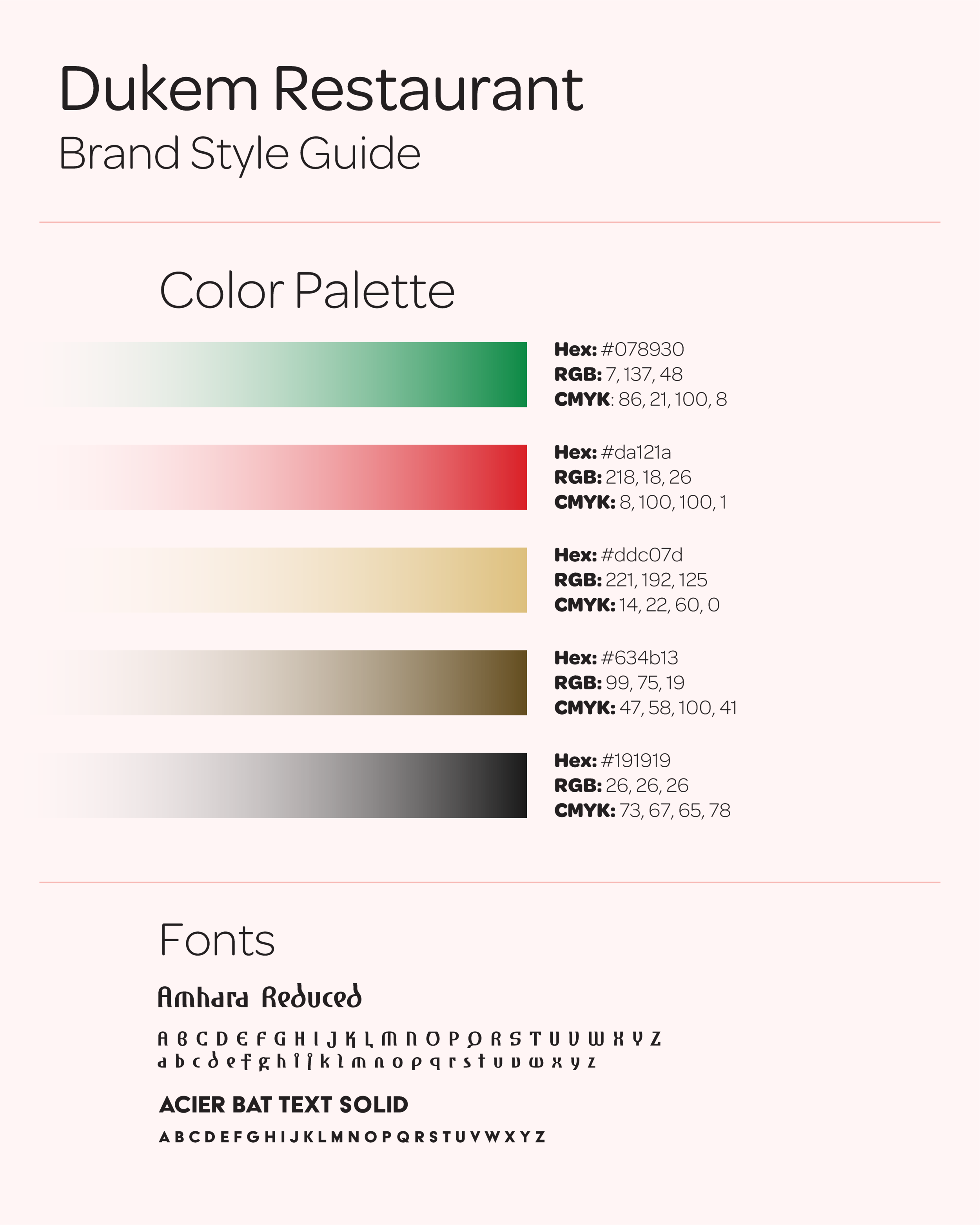 Style Guide